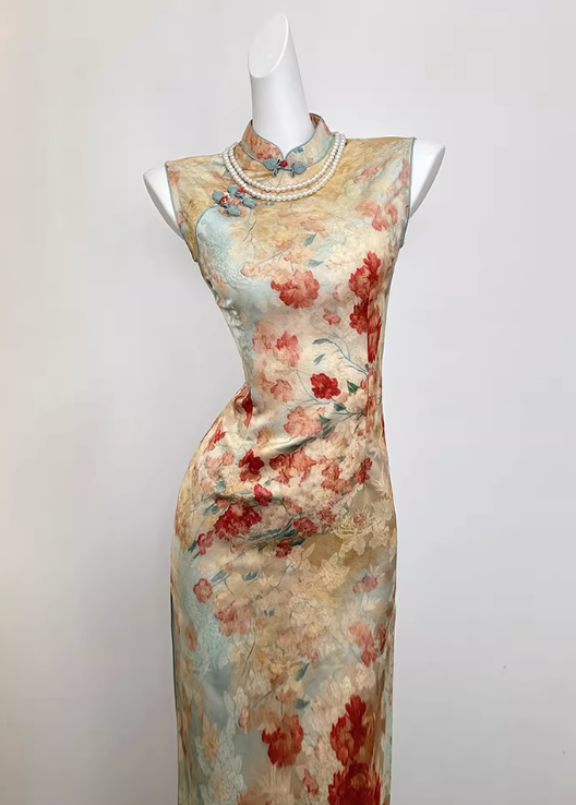 Qipao chic printemps