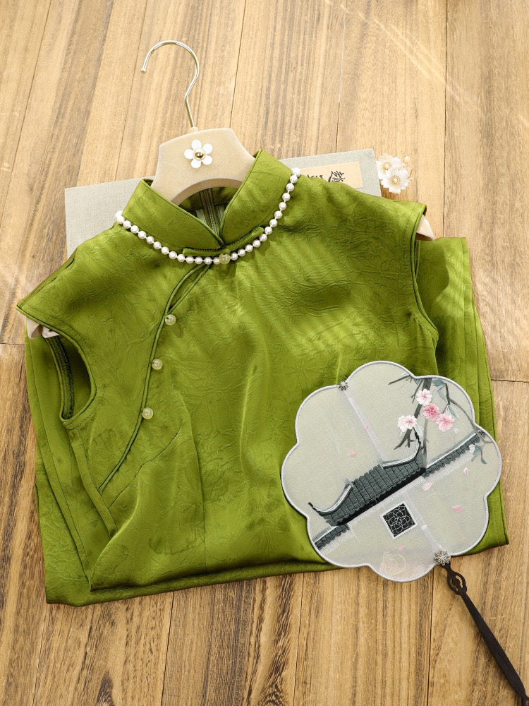 Qipao olive