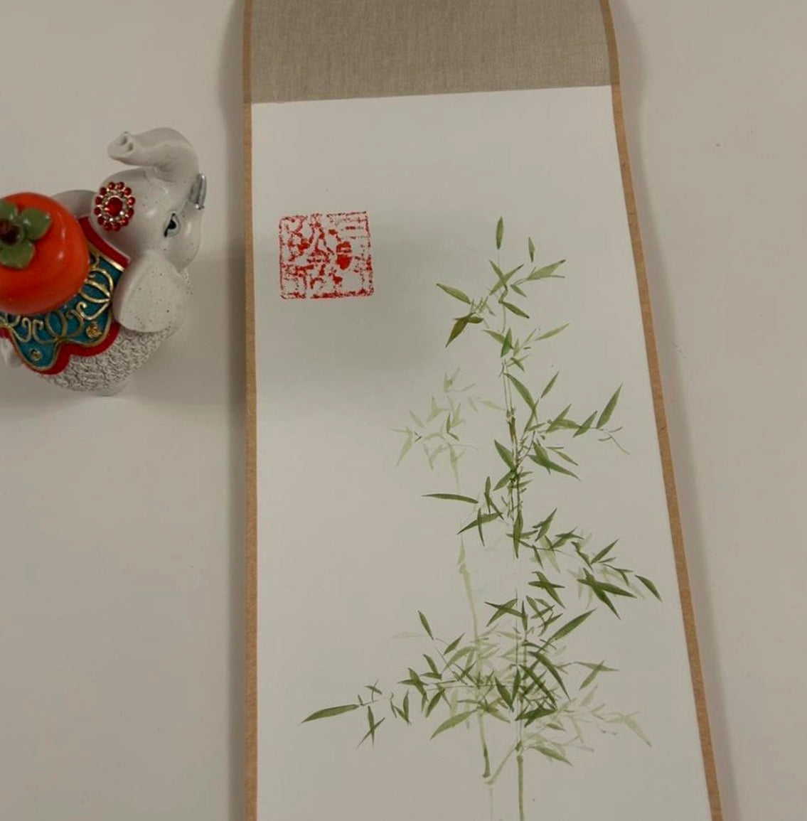Bambou en petite taille - Rouleau chinois - kakemono