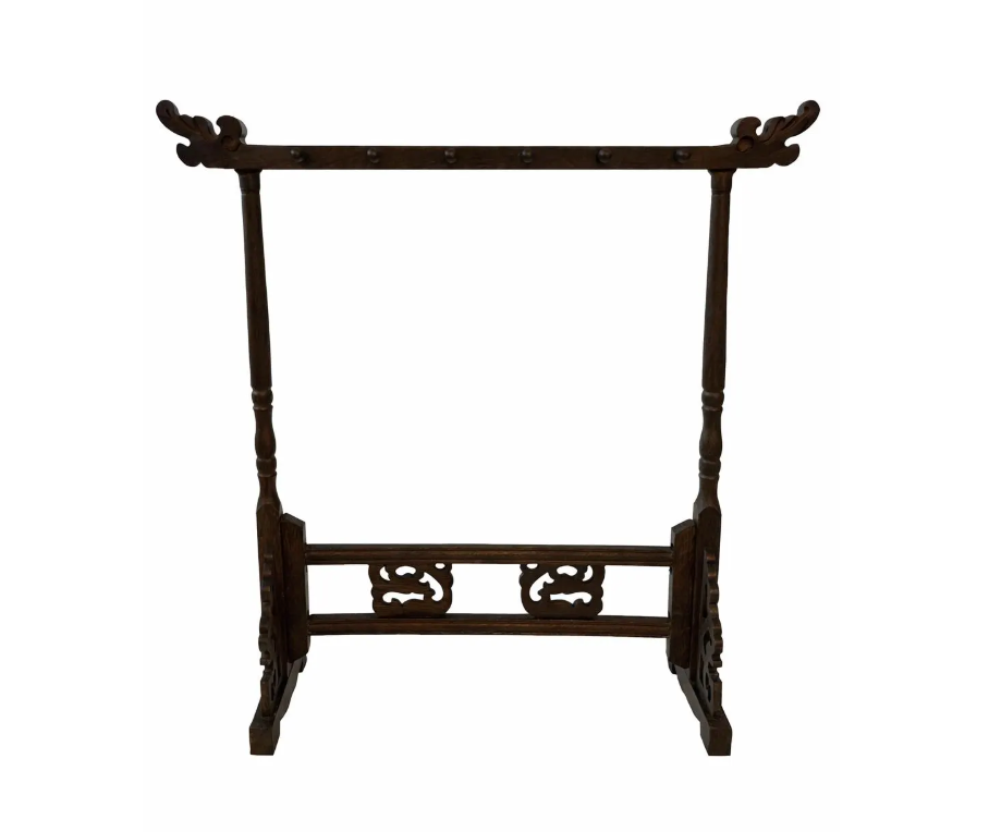 Porte-pinceaux en bois – support traditionnel pour calligraphie et peinture chinoise
