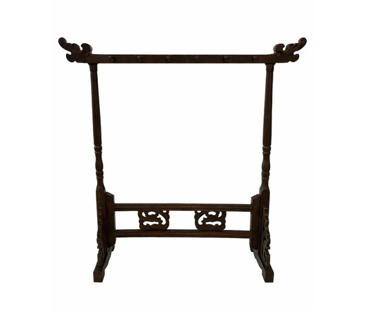 Porte-pinceaux en bois – support traditionnel pour calligraphie et peinture chinoise