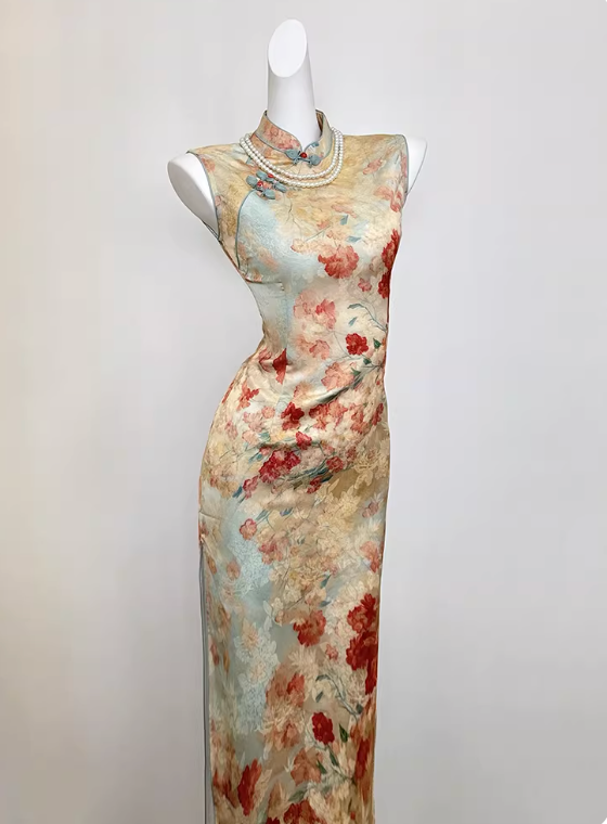 Qipao chic printemps