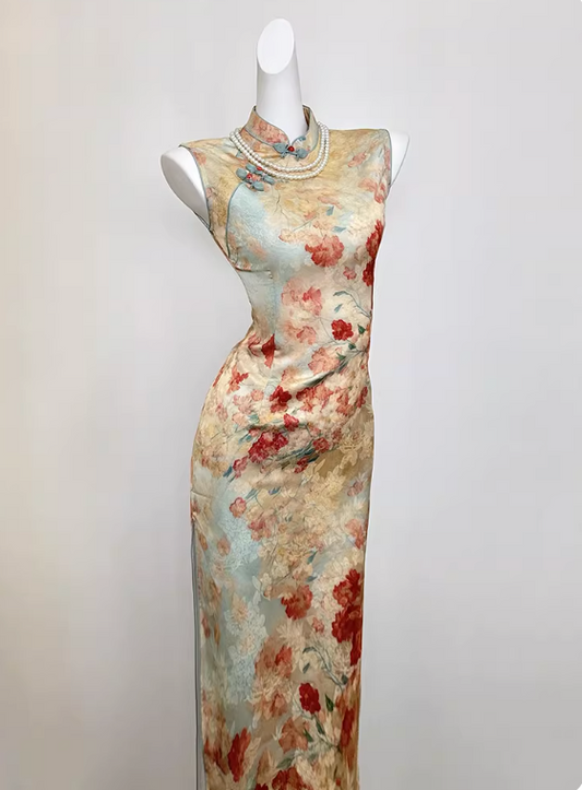 Qipao chic printemps