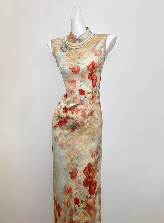Qipao chic printemps