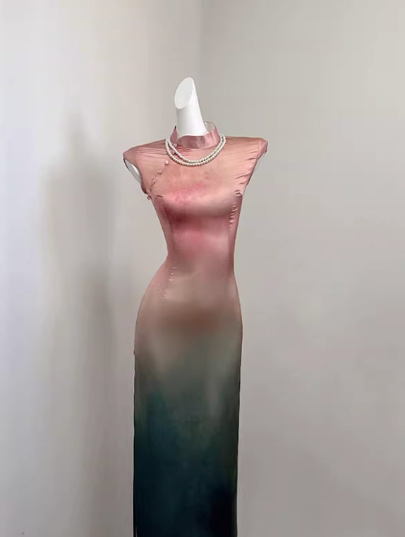Qipao chic ETE AVEC LAC