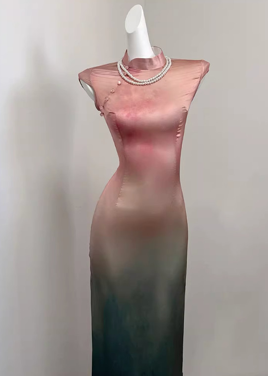 Qipao chic ETE AVEC LAC