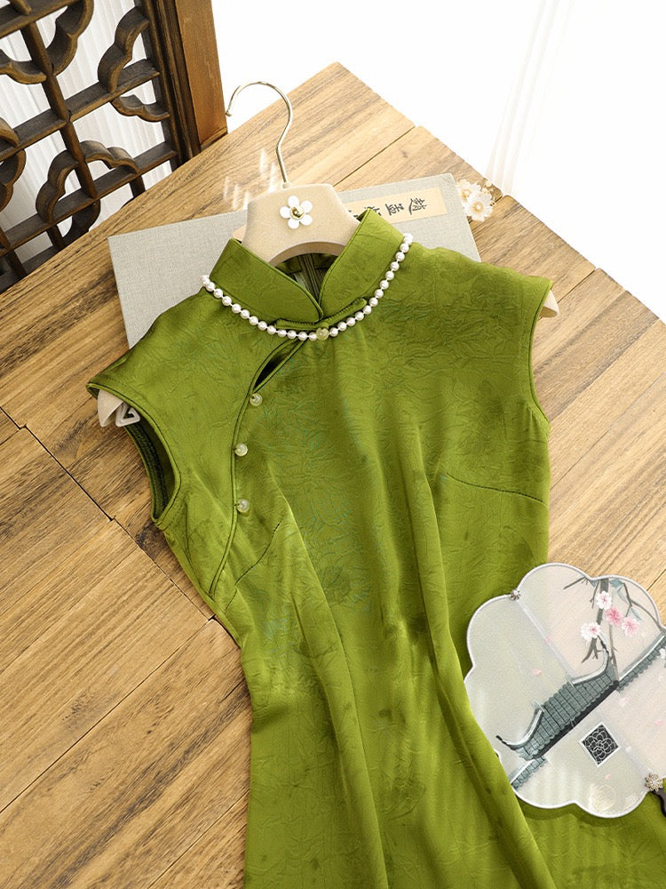 Qipao olive